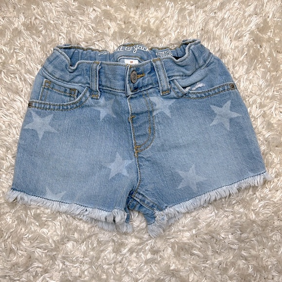 Cat & Jack Other - CAT & JACK || Toddler Girl (2T) Distressed Star Shorts